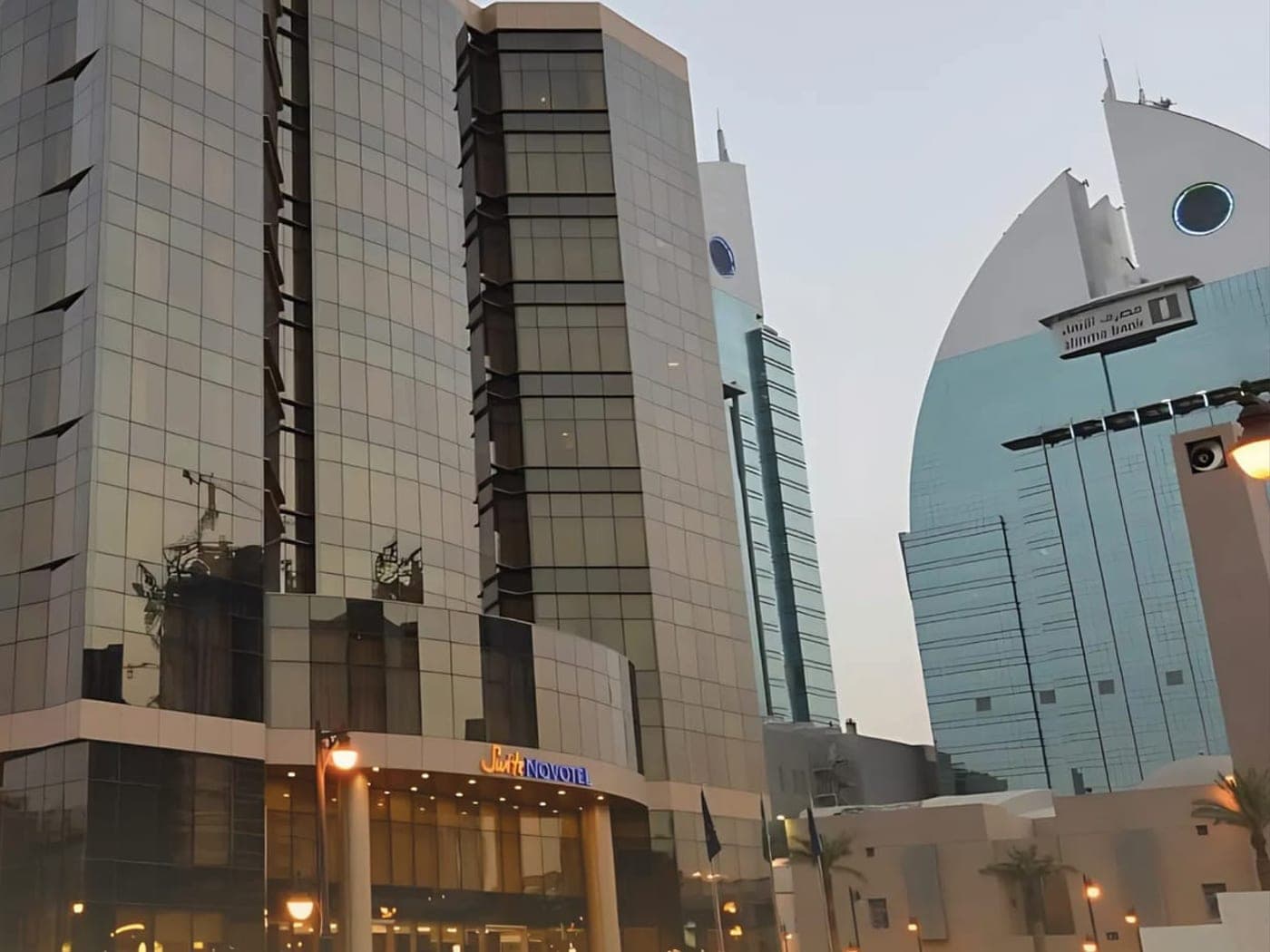 Aluminum curtain wall facade project in Riyadh
