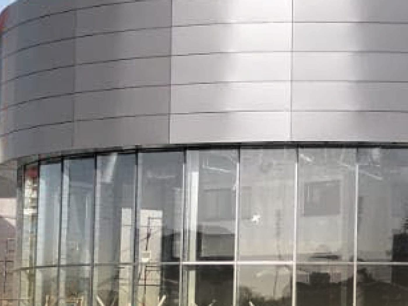 Aluminum louver and cladding facade in Riyadh